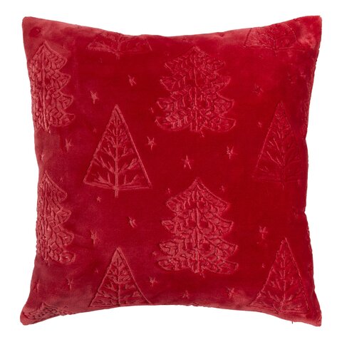 Kussen 45x45cm Kerst rood