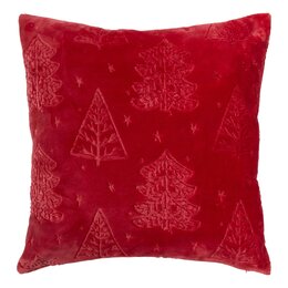 Kussen 45x45cm Kerst rood