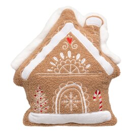 Kussen huis peperkoek 35x40cm