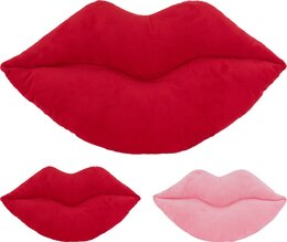 Kussen lippen 52cm 3ass