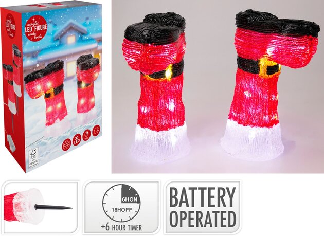 Laarzen H33cm acryl 15Led