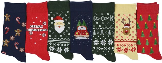 Kousen Lady 7paar X-MAS TU - driving home