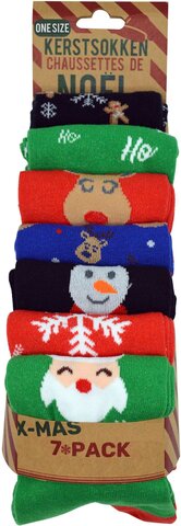 Lady 7paar X-MAS TU - kitch