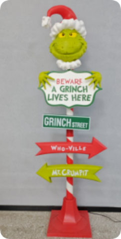 Lantaarn Grinch 130cm