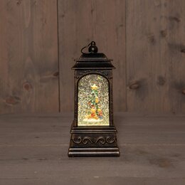 Lantaarn kerstboom 20x9cm warm wit
