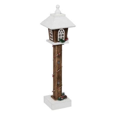 Lantaarn Led H60cm sneeuw