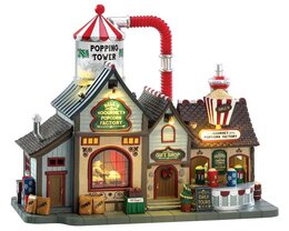 Lemax Bell'S Gourmet Popcorn Factory, With 4.5V Adaptor
