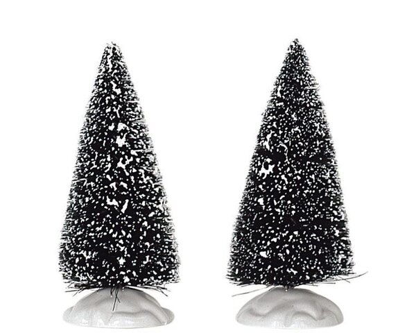 Lemax Bristle Tree, Set Of 2, Small