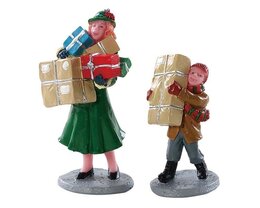 Lemax Christmas Rush, Set Of 2