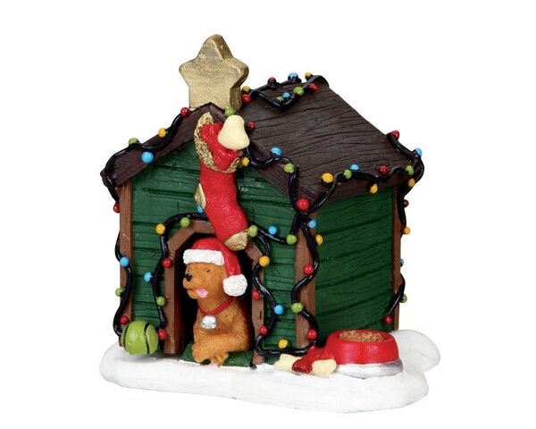 Lemax Decorated Light Doghouse