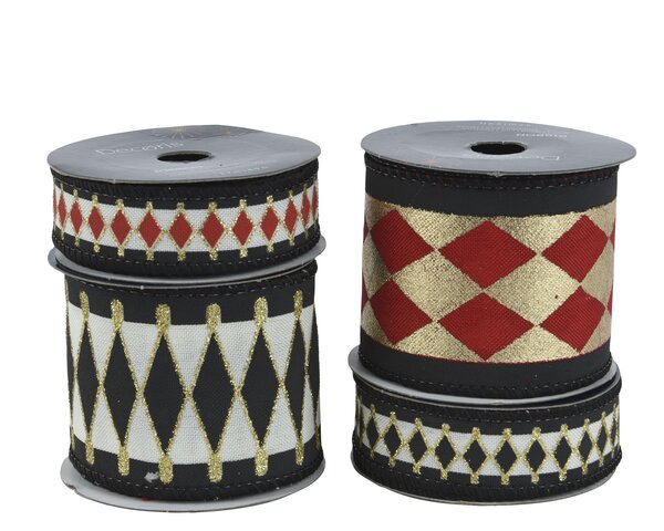 Lint 200x6cm 4ass groen rood