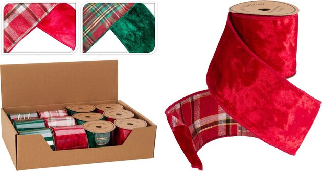 Lint 270x6cm ruiten 2ass