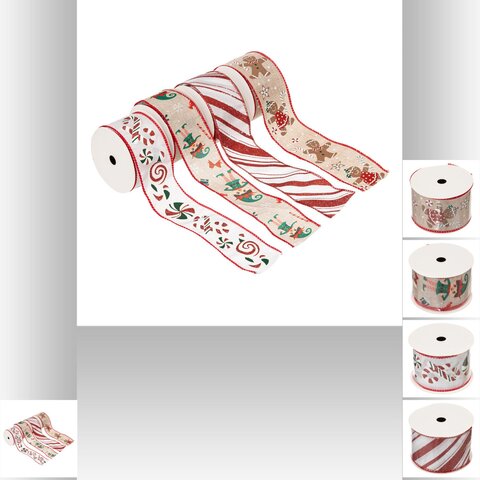 Lint 5x300cm textiel 4ass - afbeelding 7