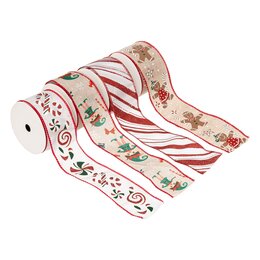 Lint 5x300cm textiel 4ass - afbeelding 5