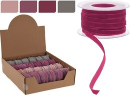 lint fluweel 6mmx10m 4ass - afbeelding 2