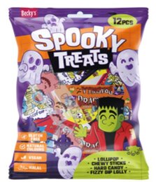 Lollipop spooky treats 12stuks 100g