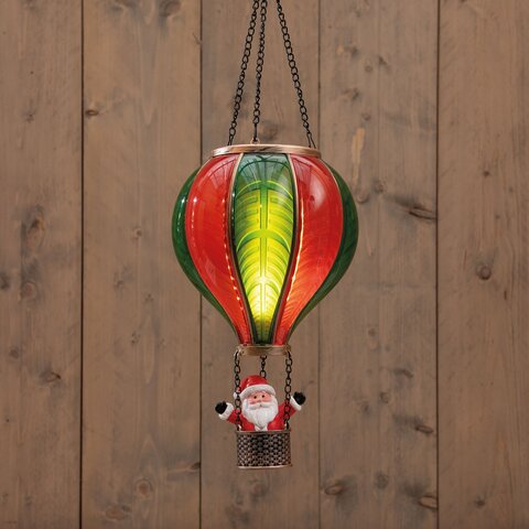 Luchtballon D20xH35cm 24Led batterij rood groen