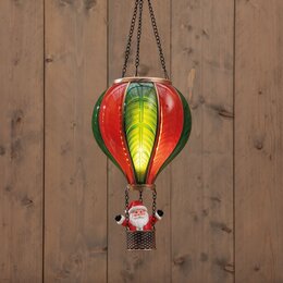 Luchtballon D20xH35cm 24Led batterij rood groen