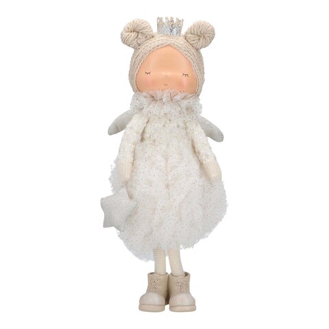 Meisje Princes 19x17x39cm wit