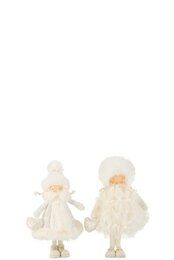 Meisje staand 14x28cm bont 2ass