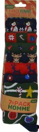 Men 7paar X-MAS mt39-42/mt43-46 - Noël