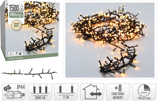 Microcluster 1500L warm wit 30m