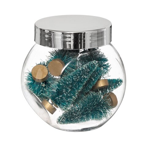 Mini kerstbomen in bokaal H5cm 8stuks