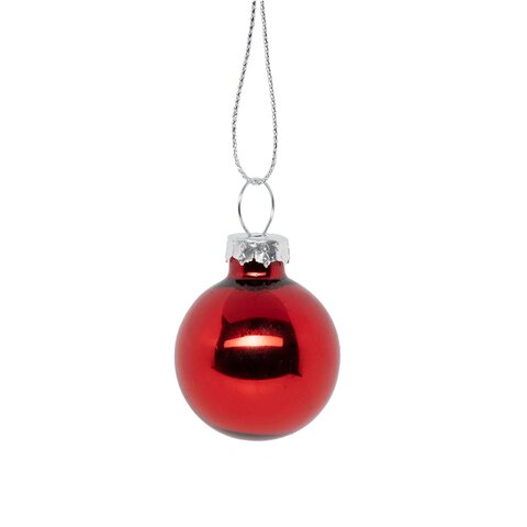 Mini kit 9stuks glas - rood wit - afbeelding 3