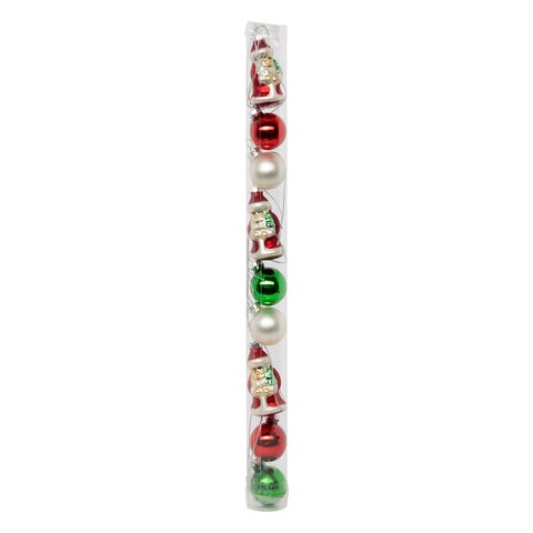 Mini kit 9stuks glas - rood wit - afbeelding 5
