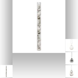 Mini kit 9stuks glas - zilver wit - afbeelding 1