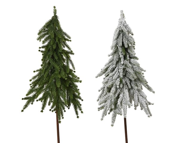 Mini sapin Lush D20xH80cm 2ass vert
