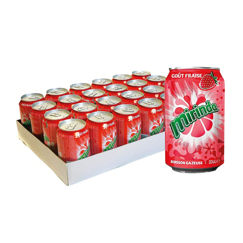Mirinda aardbei 24x33cl - afbeelding 1