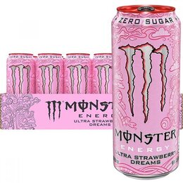 Monster Energy Strawberry Dreams 12x50cl - image 1