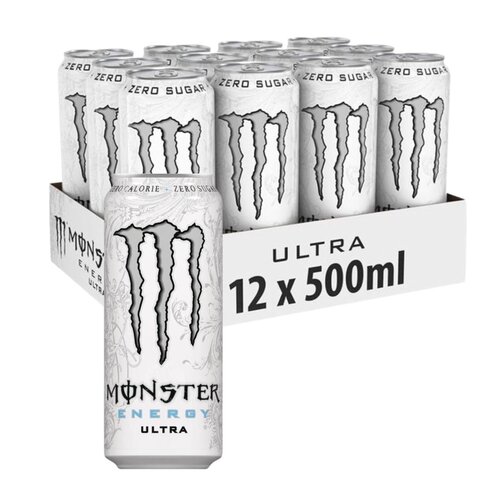 Monster Energy Ultra White 12x50cl