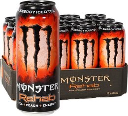 Monster Energy Rehab Perzik 12x50cl