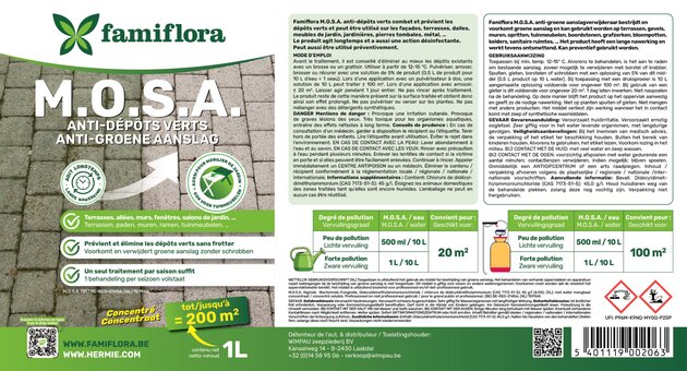 MOSA Démoussant 1L (concentré) - image 2
