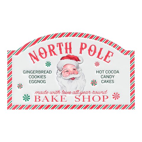 Muurdeco North Pole 35x22cm