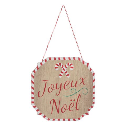 Muurdecoratie 10cm Joyeux Noël