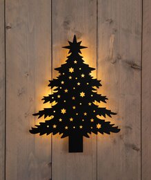 Muurhanger 40x51cm 48Led - kerstboom