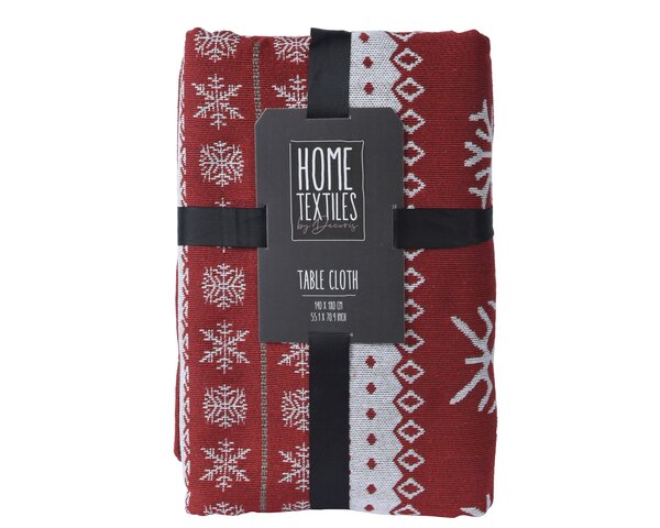 Nappe de table 140x180cm rouge