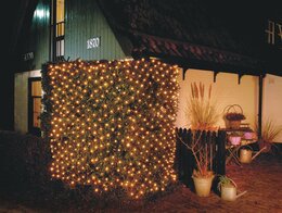 Netverlichting 252Led warm wit 200x140cm Timer - afbeelding 2