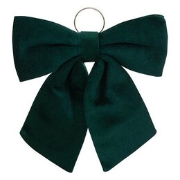 Noeud 68x72cm velours vert