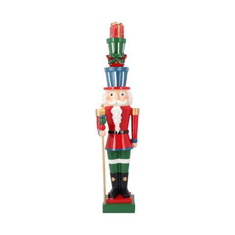 Notenkraker 12x10x51cm geschenkdoos op hoofd - afbeelding 1