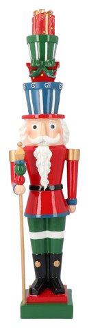 Notenkraker 12x10x51cm geschenkdoos op hoofd - afbeelding 2