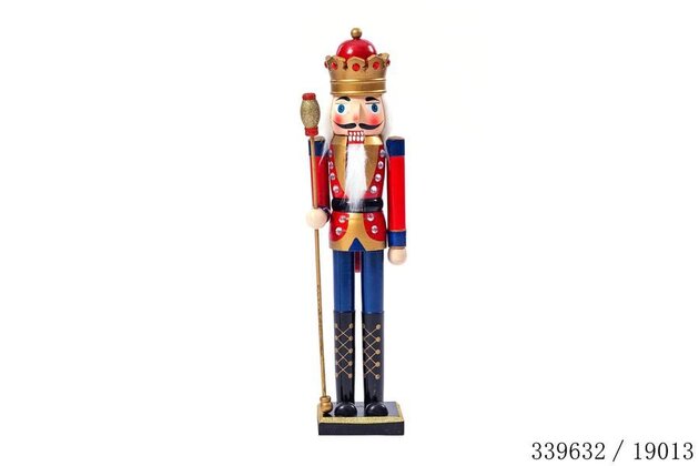 notenkraker hout rood goud 12,7x8,8x50cm