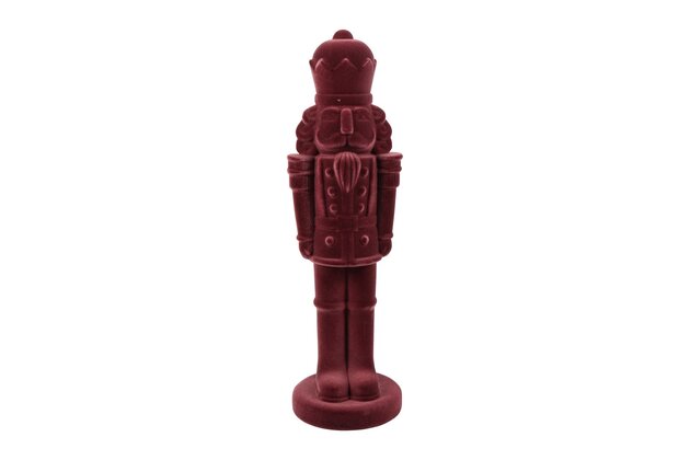 Notenkraker King 15x52cm fluweel bordeaux