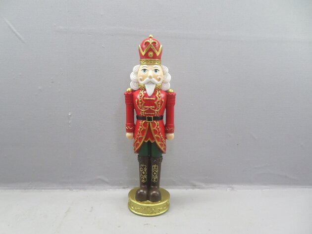 Notenkraker koning rood 24cm - afbeelding 2