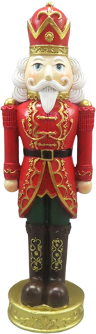 Notenkraker koning rood 24cm - afbeelding 1