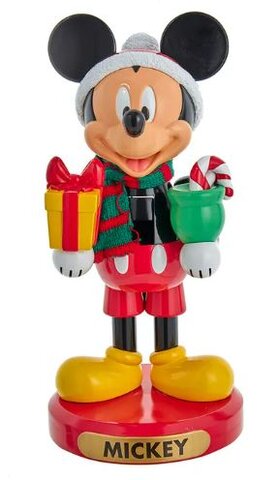 Notenkraker Mickey met cadeau - afbeelding 1