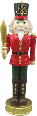 Notenkraker zwaard rood 24cm - afbeelding 1